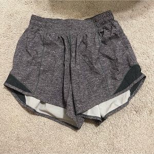 Gray lulu lemon shorts